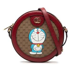 GUCCI Brown Leather Shoulder Bag